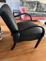 Zwarte fauteuil, Huis en Inrichting, Stoelen, Ophalen, Gebruikt, Zwart, Eén