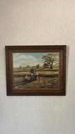 Schilderij kunst fleringen b de jong kroezeboom, Antiek en Kunst, Ophalen