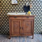 Mooie eikenhouten commode/dressoir, Ophalen, Zo goed als nieuw, Minder dan 50 cm, 105 cm of meer