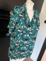 King louie super mooie blouse maat 44 L, Kleding | Dames, Blouses en Tunieken, Blauw, Maat 42/44 (L), Ophalen of Verzenden, Zo goed als nieuw