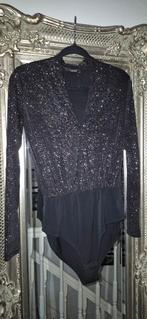 Zwarte glitter body maat S Primark, Primark, Zwart, Ophalen of Verzenden, Zo goed als nieuw