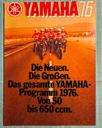 Folder Yamaha modellen 1976 met o.a. FS1 en RD50, Verzenden, Zo goed als nieuw, Motoren