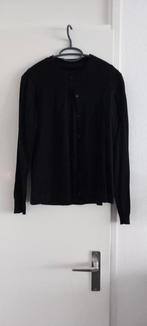 Zwart vest met top., Ophalen, Zo goed als nieuw, Maat 38/40 (M), Zwart