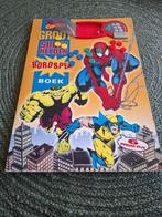 Superhelden spellenboek (zeer groot 58x40 cm) met geluid, Drie of vier spelers, Ophalen of Verzenden, Zo goed als nieuw