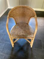 4 Eetkamerstoelen - Set, Ophalen, Gebruikt, Bruin, Riet of Rotan
