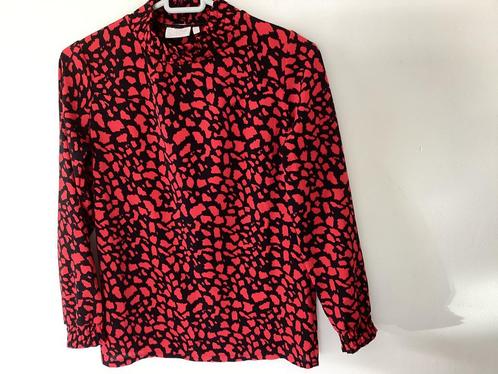 Rood met zwarte blouse van D-Zine maat 152/158., Kinderen en Baby's, Kinderkleding | Maat 152, Nieuw, Meisje, Overhemd of Blouse