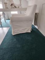 IKEA Ektorp Stoel Wit + Extra Hoes, Ophalen, Gebruikt, Stof, 75 tot 100 cm