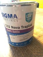 Sigma S2U Nova traplak wit zijdeglans ral9016, Doe-het-zelf en Verbouw, Verf, Beits en Lak, Gebruikt, Wit, Ophalen of Verzenden