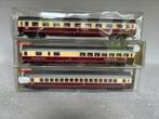 Fleischmann SET 3 Personenrijtuigen van de DB, Overige merken, Gelijkstroom, Wagon, Ophalen of Verzenden
