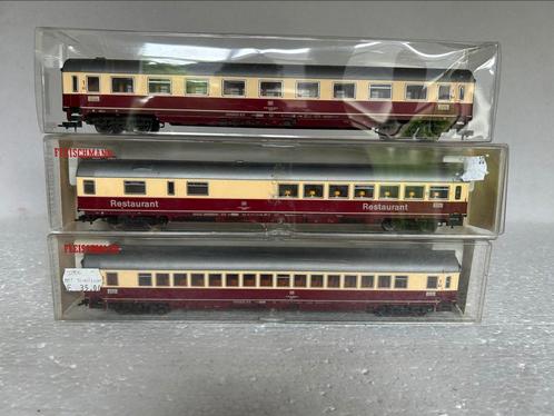 Fleischmann SET 3 Personenrijtuigen van de DB, Hobby en Vrije tijd, Modeltreinen | H0, Zo goed als nieuw, Wagon, Gelijkstroom