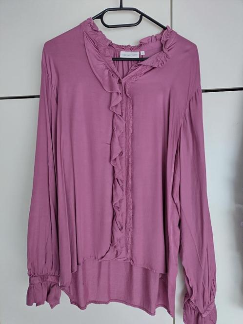 Fabienne Chapot blouse oud-roze maat 42, Kleding | Dames, Blouses en Tunieken, Zo goed als nieuw, Maat 42/44 (L), Roze, Ophalen of Verzenden
