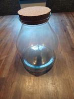 Glazen pot/vaas met kurk, Ophalen, Zo goed als nieuw