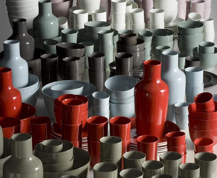 Gezocht rode onderdelen B-set servies Hella Jongerius, Huis en Inrichting, Keuken | Servies, Bord(en), Overige stijlen, Ophalen