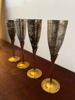Prachtige vintage champagne glazen, Ophalen of Verzenden