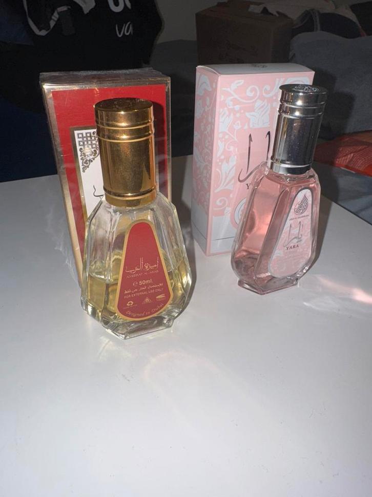 Lattafa Yara en Ameerat Al Arab, Sieraden, Tassen en Uiterlijk, Uiterlijk | Parfum, Zo goed als nieuw, Ophalen of Verzenden