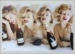 MOET & CHANDON Champagne Metalen Wandbord poster bar, Huis en Inrichting, Nieuw, Verzenden