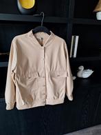 Nieuw bomberjack vegan leather maat 38 40 42, Kleding | Dames, Made in Italy, Beige, Maat 42/44 (L), Nieuw