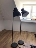 Twee Industriële stalampen 1.60 hoog., Huis en Inrichting, Lampen | Vloerlampen, Ophalen of Verzenden, Zo goed als nieuw