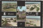 Burgh - Haamstede Groeten uit 5-vensterkaart 1956-Bromocolor, Verzenden, 1940 tot 1960, Gelopen, Zeeland