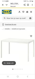ikea melltorp, Huis en Inrichting, Tafels | Eettafels, Ophalen, Gebruikt, Rechthoekig