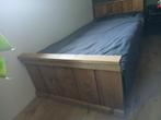 Steigerhouten bed met lade nu voor 75euro, Gebruikt, 90 cm, Eenpersoons, Steigerhout
