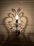 Wandlampjes met pegeltjes (twee stuks), Ophalen of Verzenden, Zo goed als nieuw, Metaal, Romantisch