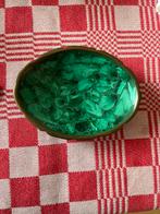 Malachiet schaaltje oud ovaal, Verzenden