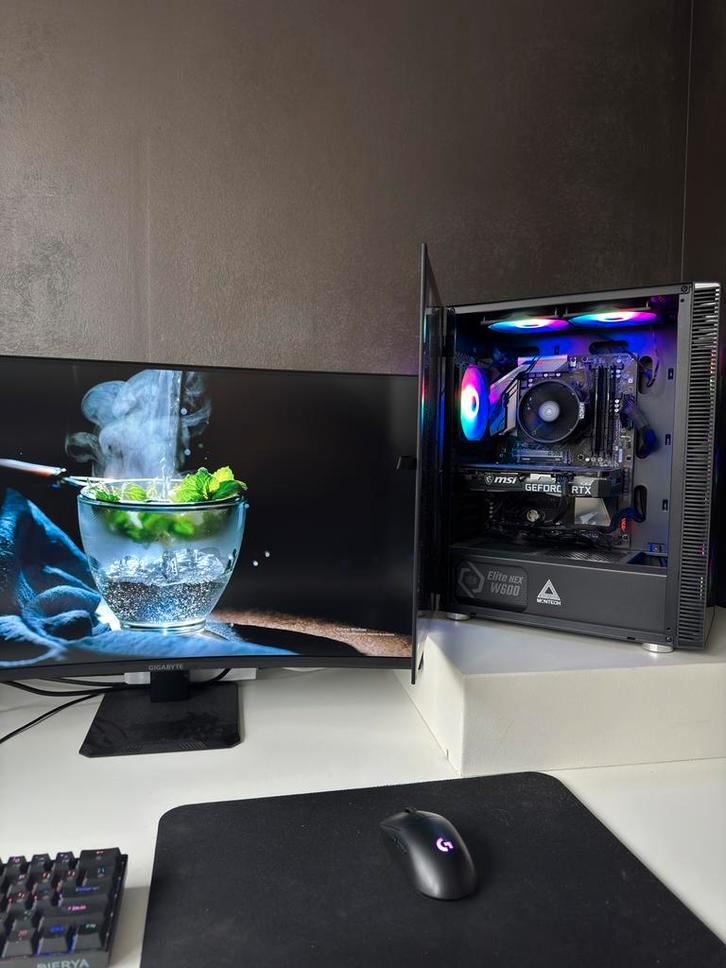 Game PC | RTX 3060 TI | Ryzen 5 | 16GB RAM, Computers en Software, Desktop Pc's, Zo goed als nieuw, 4 Ghz of meer, SSD, 16 GB