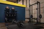 Half rack Technogym met olympisch platform, Ophalen, Zo goed als nieuw, Benen, Overige typen