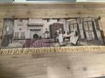 Vintage wandkleed “Huiskamer van toen”, Ophalen of Verzenden