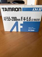 Tamron AF 55-200mm Macro Lens voor Canon, Ophalen, Zo goed als nieuw, Macrolens, Zoom