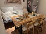 Solid acacia dining table, Huis en Inrichting, Ophalen, Gebruikt, 50 tot 100 cm, 150 tot 200 cm