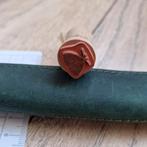 Stempel hout,  motje, Ophalen of Verzenden, Zo goed als nieuw, Houten stempel