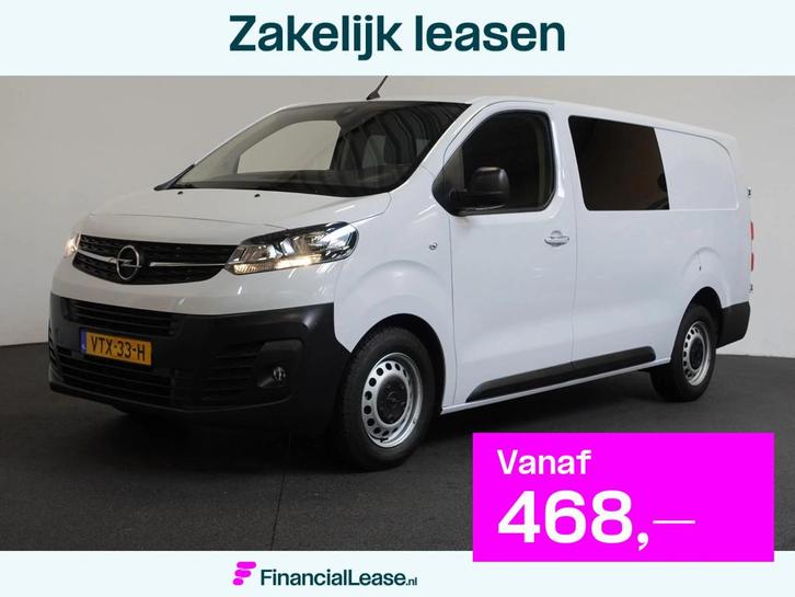 Opel Vivaro 2.0 CDTI L3H1 Dubbele Cabine Edition Airco Navig, Auto's, Bestelauto's, Bedrijf, Lease, Financial lease, ABS, Airbags