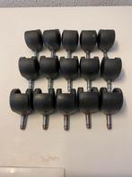 Zwenkwielen,, Ophalen, Zo goed als nieuw, Zwart, Bureaustoel