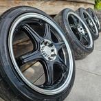 17 inch Lenso GT6 velgen steek 5x100 5x114,3 +band 205/40-17, Auto-onderdelen, Banden en Velgen, Ophalen, Gebruikt, 17 inch, 205 mm