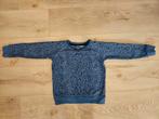 Blauwe trui met print Wibra maat 110, Gebruikt, Trui of Vest, Ophalen of Verzenden, Jongen
