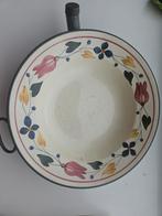 Vintage warmhoudbord boerenbont, Ophalen of Verzenden
