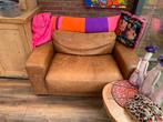 Lederen love seat, Huis en Inrichting, Fauteuils, Gebruikt, Gewoon leuk, Ophalen of Verzenden, 75 tot 100 cm