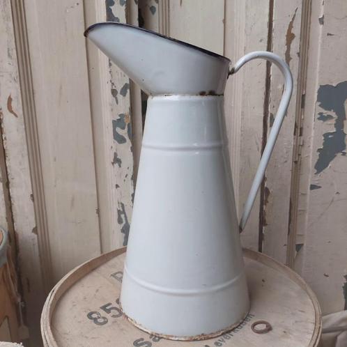 Emaillen lampetkan *molenaarsbrocante*, Antiek en Kunst, Antiek | Emaille, Ophalen of Verzenden