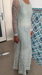 Turquoise jurk voor een (moslim) bruiloft, Galajurk, Overige kleuren, Ophalen of Verzenden, Zo goed als nieuw