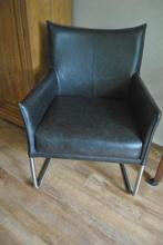 Fauteuil, stoel, leer, Ophalen, Gebruikt, Minder dan 75 cm, Leer