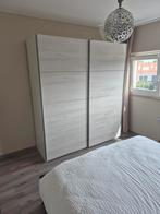 Complete tienerkamer met bed en schuifkast, Ophalen of Verzenden, Zo goed als nieuw, Tweepersoons, Modern