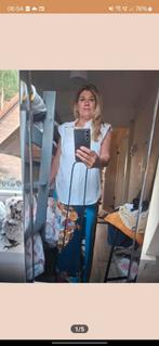 Set satijnachtige omslagrok en blouse, Kleding | Dames, Rokken, Ophalen of Verzenden, Zo goed als nieuw, Onder de knie