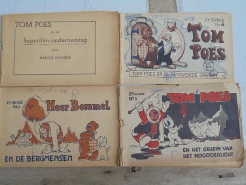 4x Tom Poes 1948., Boeken, Stripboeken, Gelezen, Meerdere stripboeken, Ophalen of Verzenden