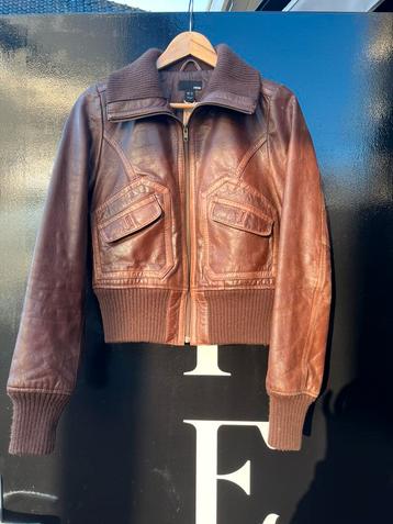 Lederen Vintage dames jack H&M beschikbaar voor biedingen