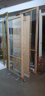 Nieuwe Eiken deur met glas, Binnendeur, Nieuw, Ophalen of Verzenden, Glas