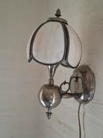 Tinnen Wandlamp Tiffany Stijl - Perfecte Staat, Huis en Inrichting, Lampen | Wandlampen, Ophalen of Verzenden, Zo goed als nieuw
