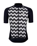 Megmeister Premium Woven Zig Zag Dames wielershirt L, Verzenden, Megmeister, Nieuw, L