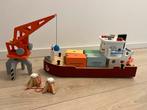 New Classic Toys Containerboot + Hijskraan, Ophalen, Gebruikt, Overige typen